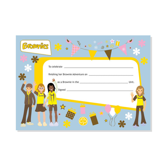 Brownie Leaving Certificate