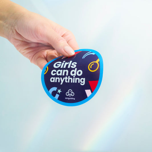 Girls Can Do Anything Window Sticker