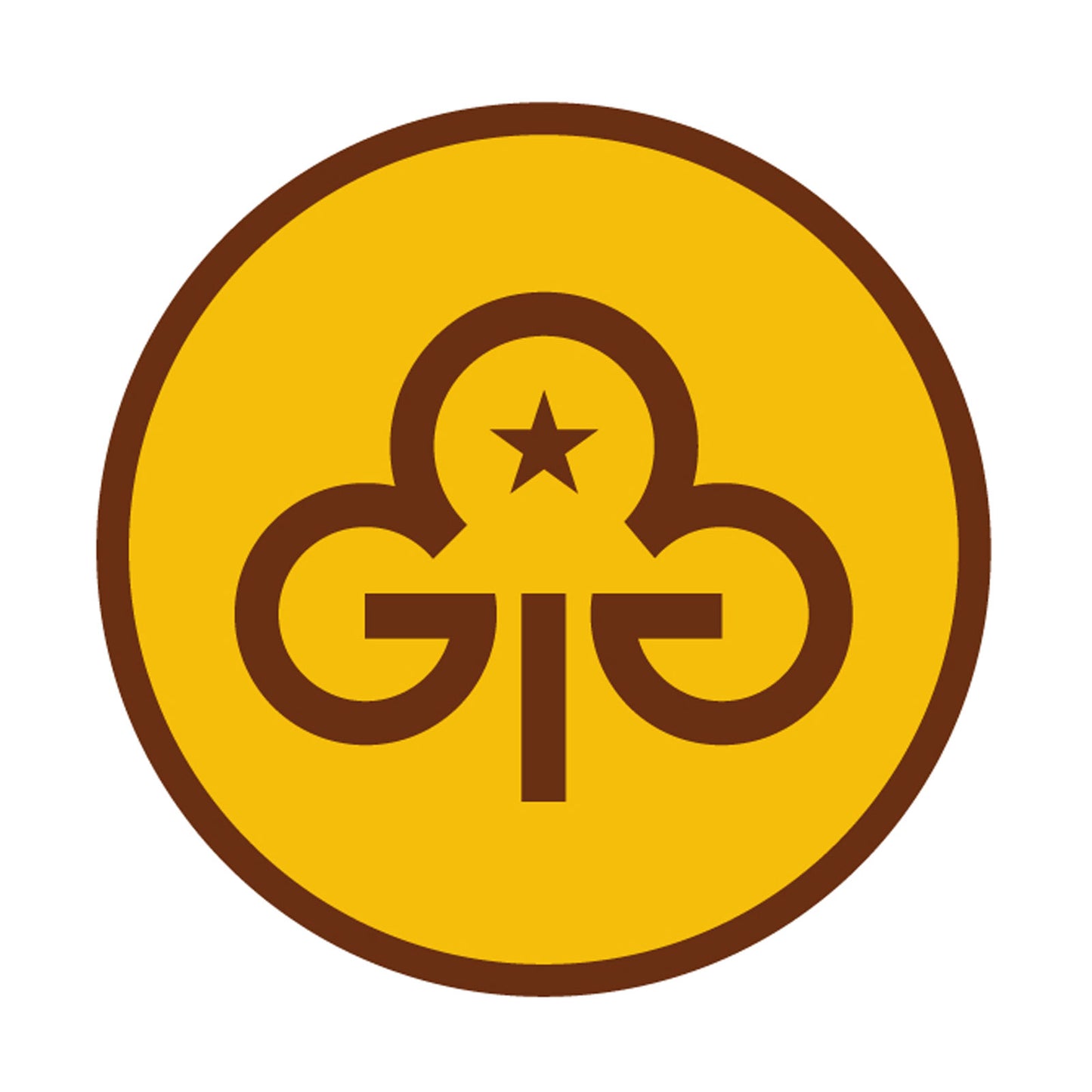 Brownies Trefoil Woven Badge