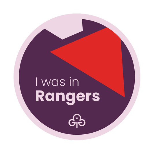 I Was In Rangers Woven Badge