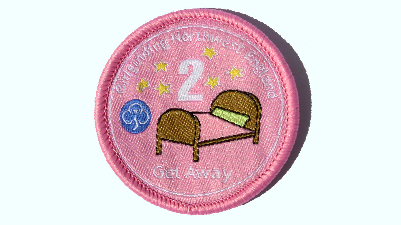 Get Away Woven Badges