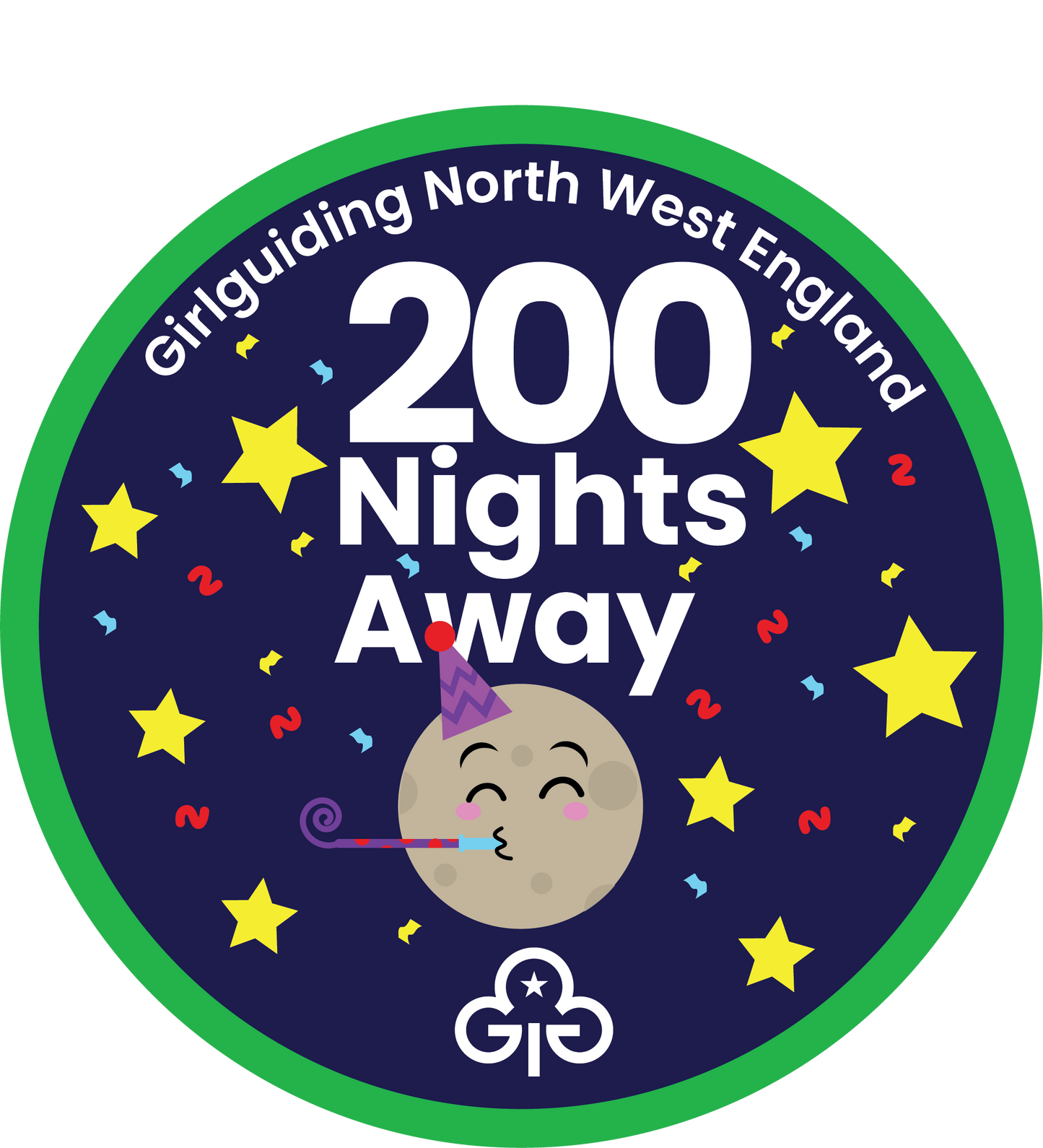 Nights Away Woven Badges