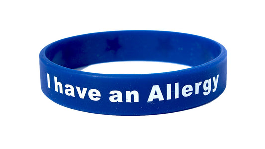 I Have an Allergy Silicone Wristband