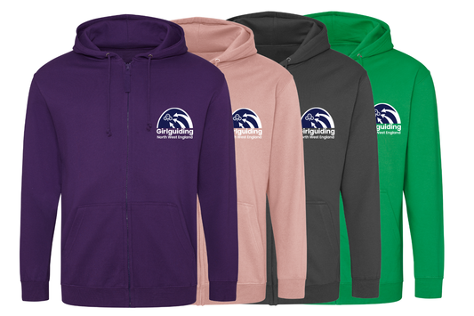 Region logo pullover and zipped hoodies
