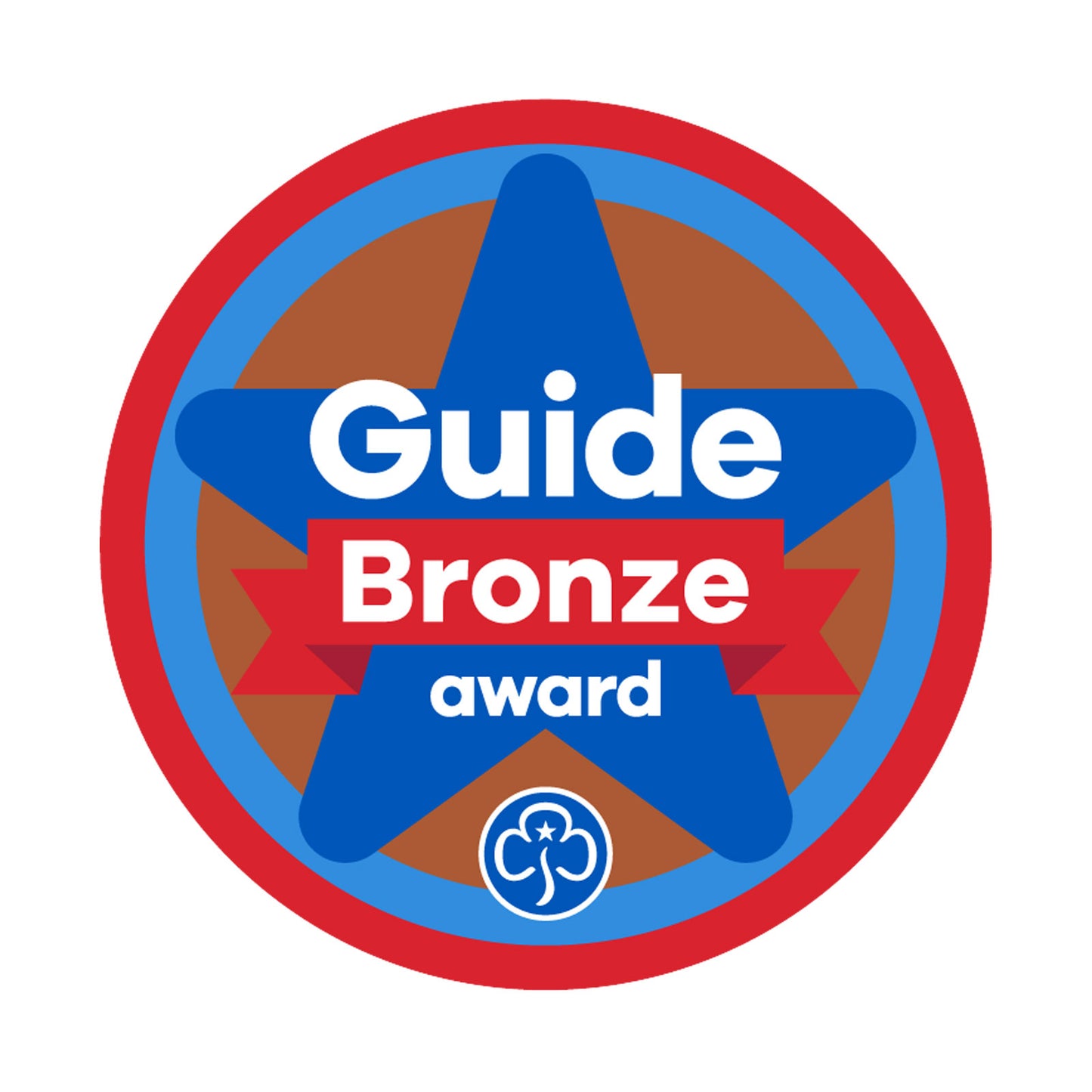 Bronze Award Woven Badge Guides