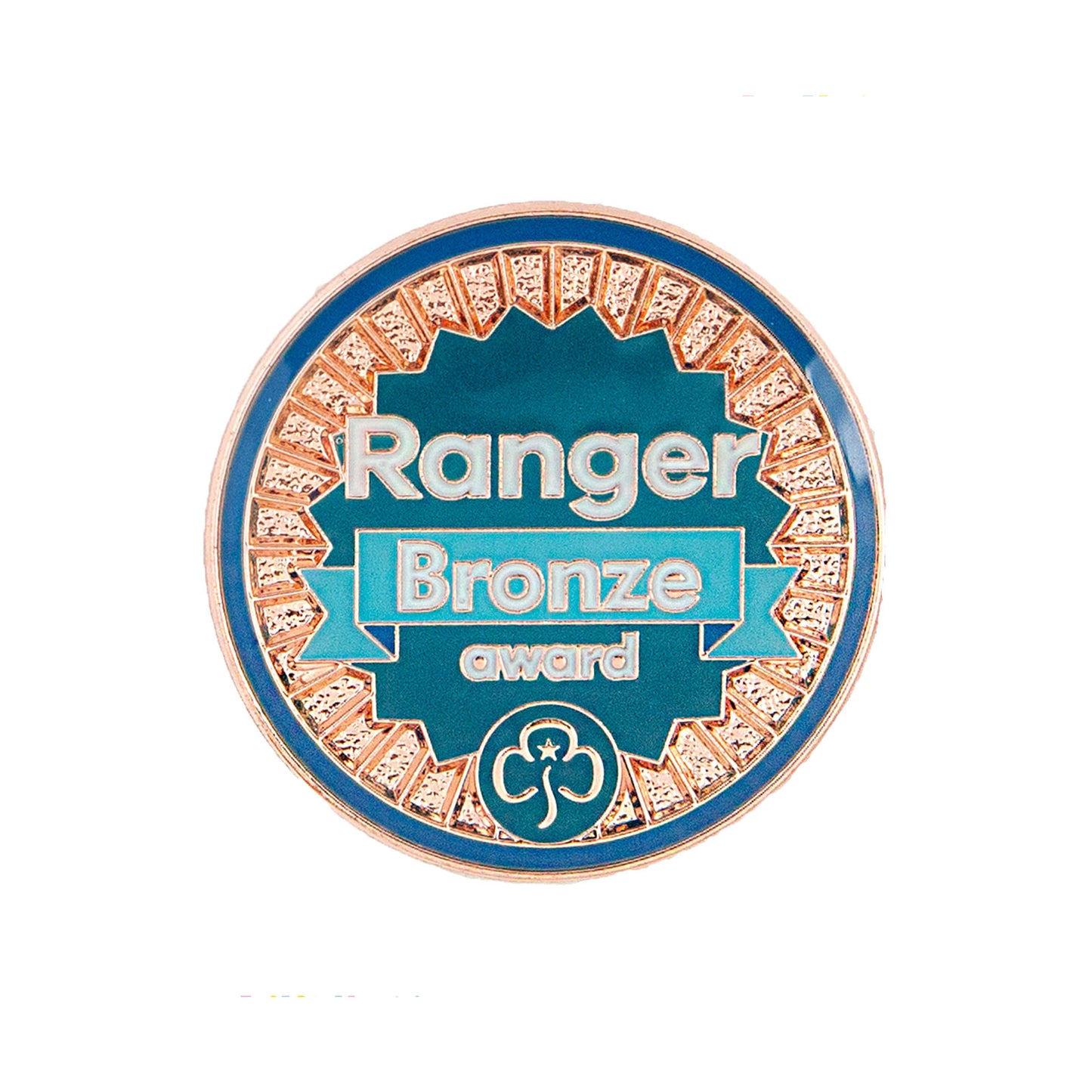 Bronze Award Metal Badge Rangers