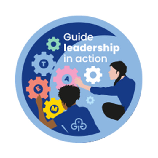 Guide leadership in action woven badge