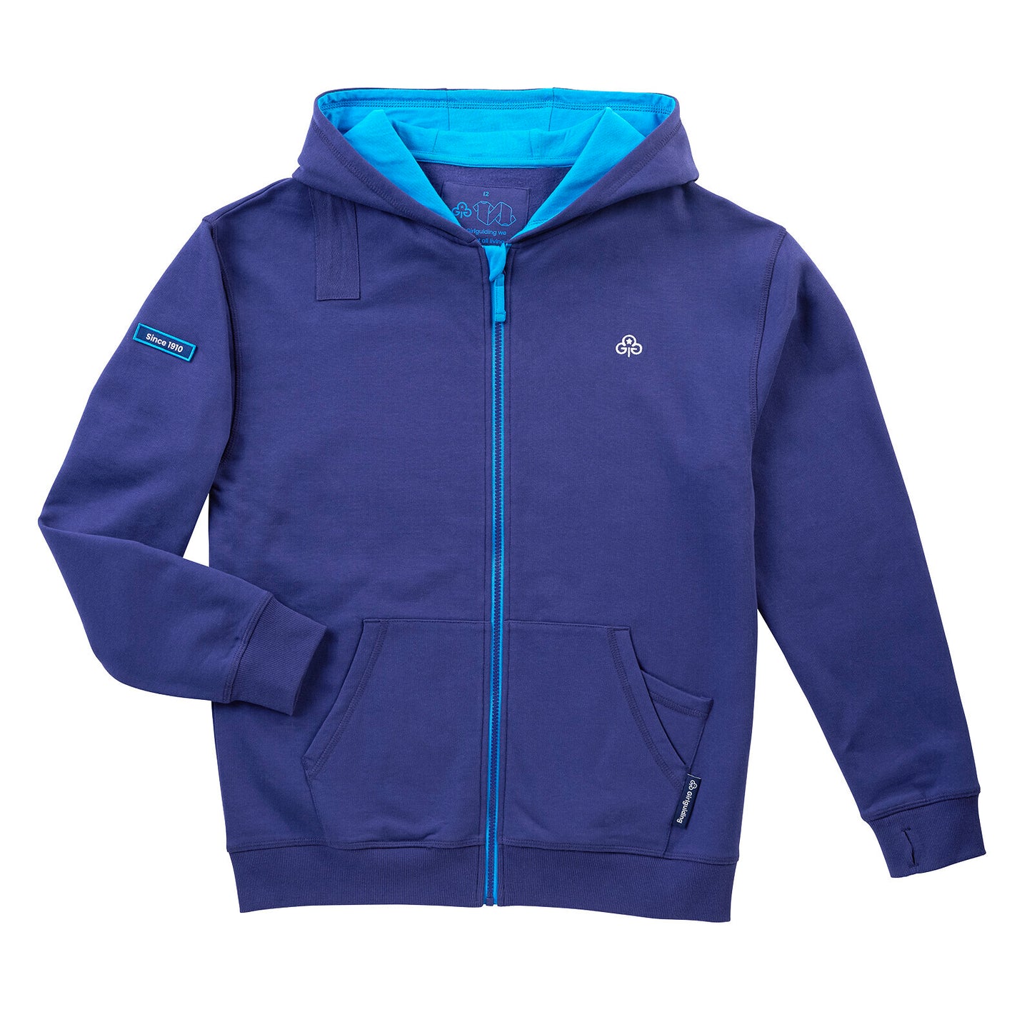 Girlguiding uniform zip hoodie
