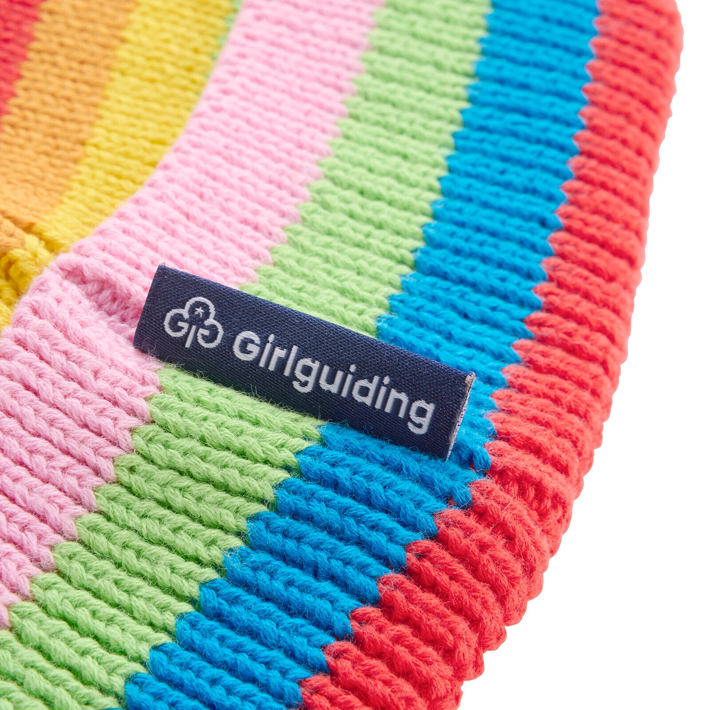 Rainbows uniform striped beanie