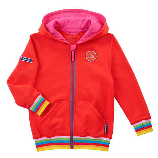 Rainbows uniform zip hoodie