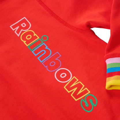 Rainbows uniform zip hoodie