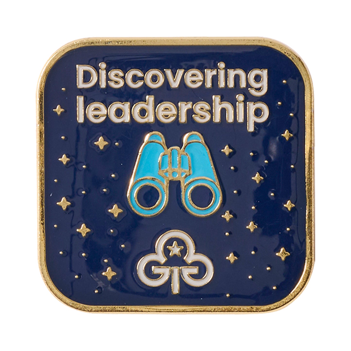 Discovering leadership metal badge