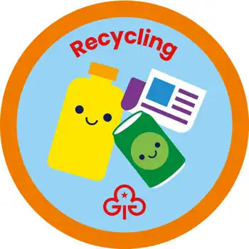 Rainbows Recycling Woven Badge