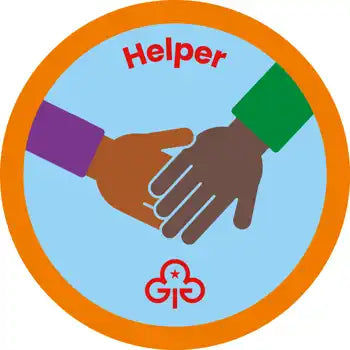 Rainbows Helper Woven Badge