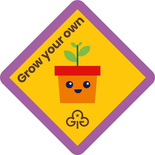 Brownies Grow Your Own Woven Badge