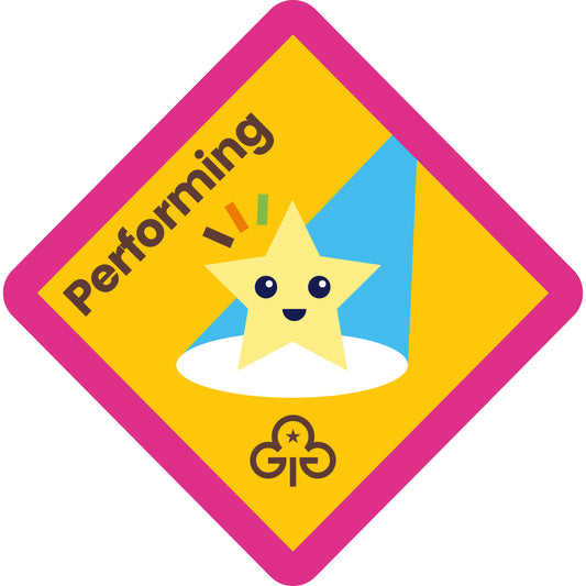 Brownies Performing Woven Badge