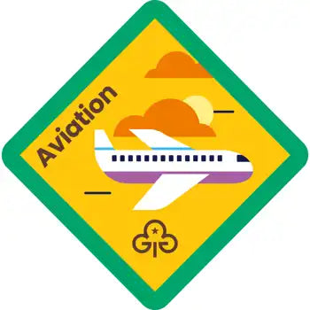 Brownies Aviation Woven Badge