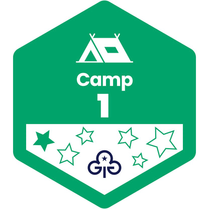 Skills Builder - Have Adventures - Camp Stage 1 Woven Badge