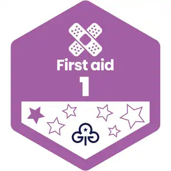 Skills Builder - Be Well - First Aid Stage 1 Woven Badge