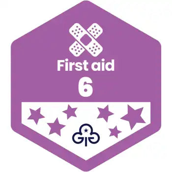 Skills Builder - Be Well - First Aid Stage 6 Woven Badge