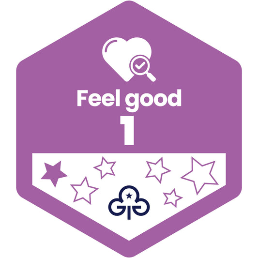 Skills Builder - Be Well - Feel Good Stage 1 Woven Badge