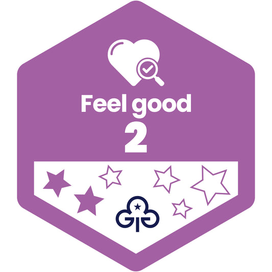 Skills Builder - Be Well - Feel Good Stage 2 Woven Badge