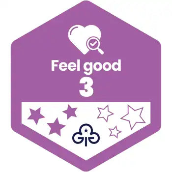Skills Builder - Be Well - Feel Good Stage 3 Woven Badge