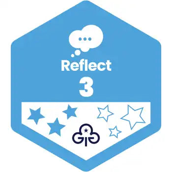 Skills Builder- Know Myself - Reflect Stage 3 Woven Badge