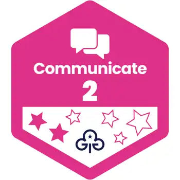 Skills Builder - Express Myself - Communicate Stage 2 Woven Badge