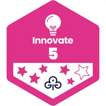 Skills Builder -  Express Myself - Innovate Stage 5 Woven Badge