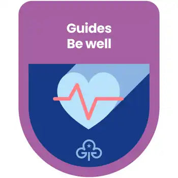 Guides Be Well Theme Award Woven Badge