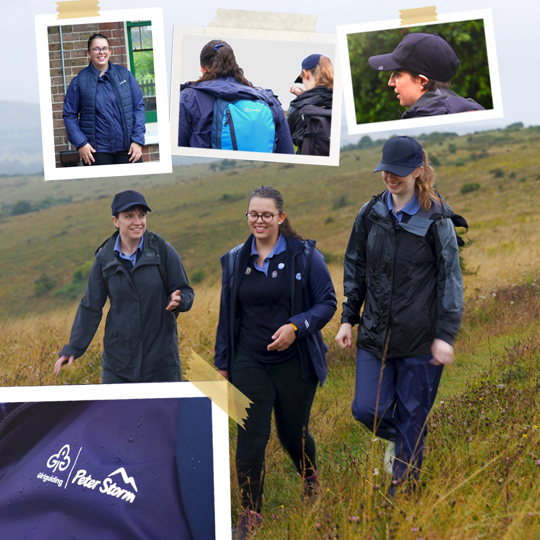 Girlguiding and Peter Storm waterproof packable jacket