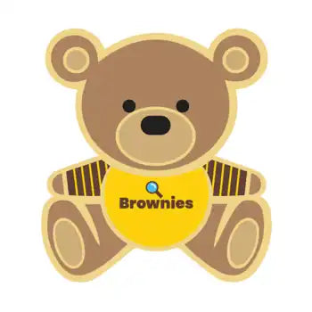 Brownies Teddy Pin Badge