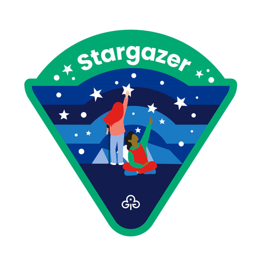 Stargazer woven badge