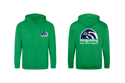 Region logo pullover and zipped hoodies