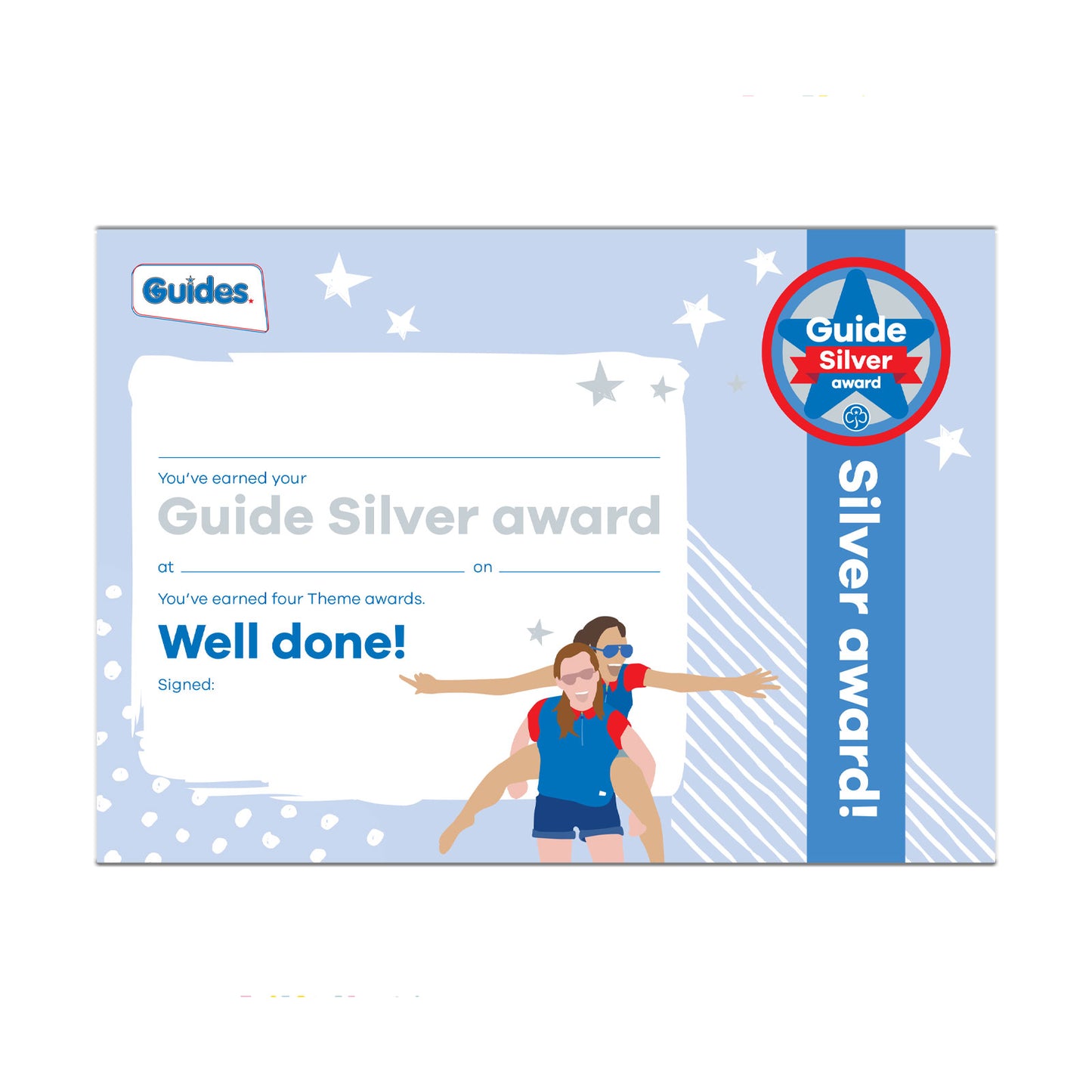 Silver Award Certificate All Sections