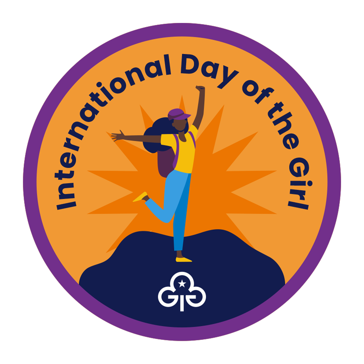 International Day of the Girl 2023 Woven Badge