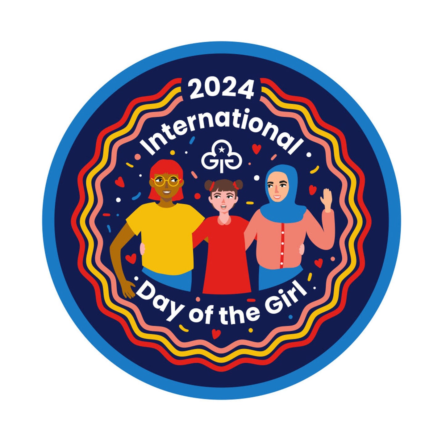 International Day of the Girl 2024 woven badge