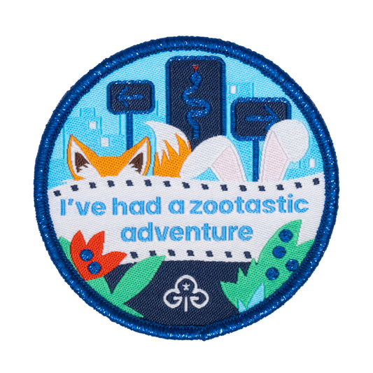 I've had a zootastic adventure movie screening woven badge (Zootropolis 2)