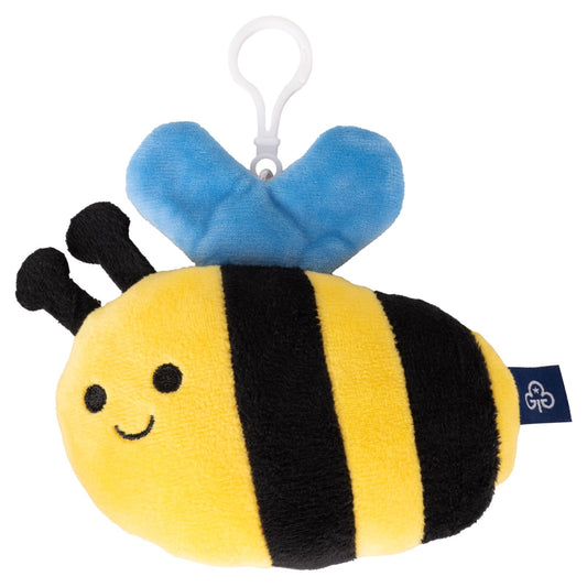 Bee plush keyring