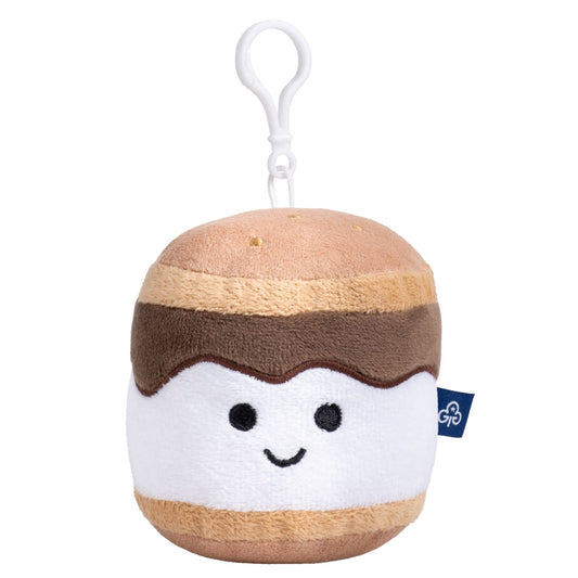 S'more plush keyring