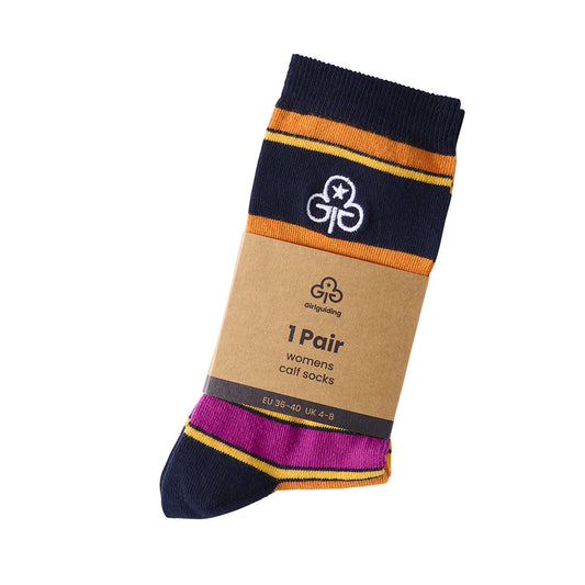 Women's striped socks (4-8)