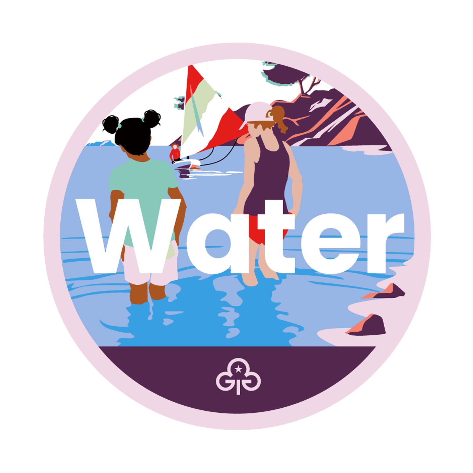 Rangers water adventure woven badge – Girlguiding North West England Shop