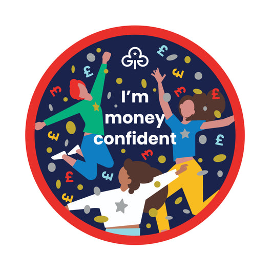 Money skills - I'm money confident woven badge