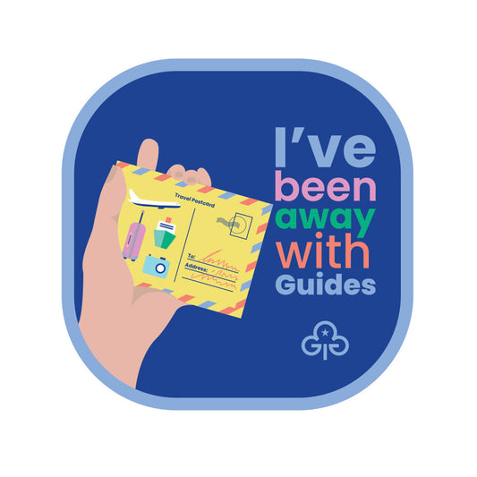 Guides I've been away woven badge