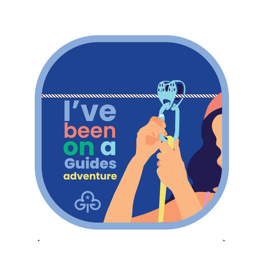 Guides I've been on an adventure woven badge