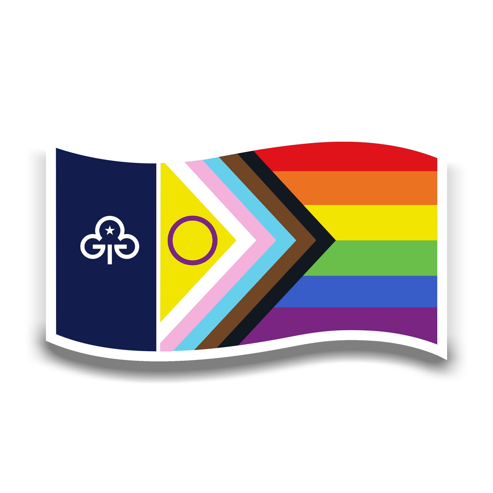 Pride Flag Woven Badge – Girlguiding North West England Shop