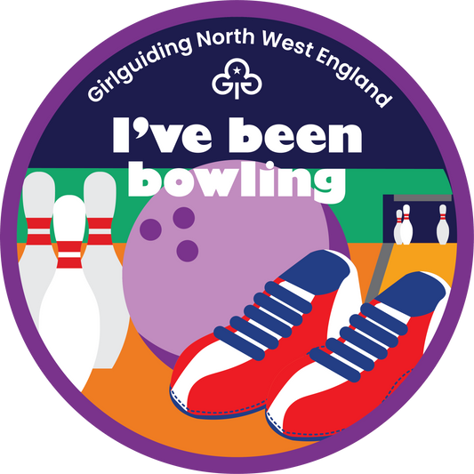 I've been bowling woven badge