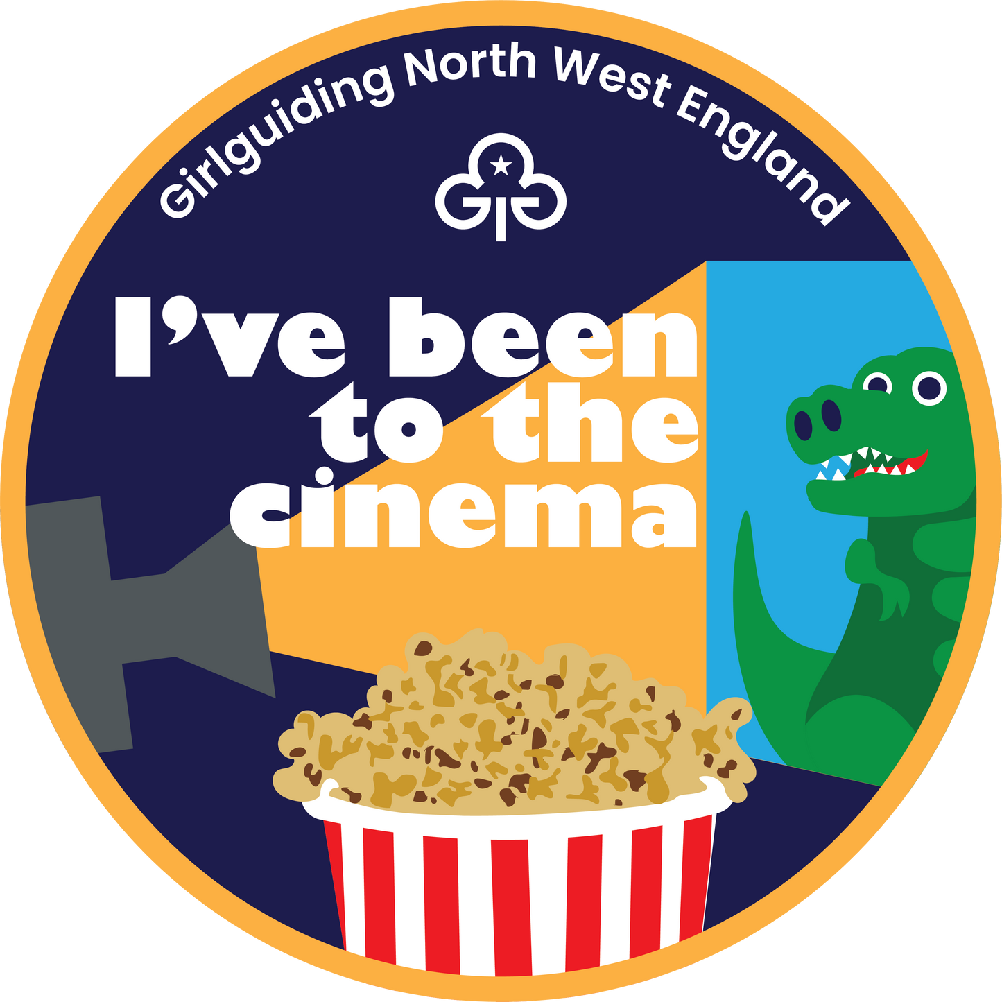 I've been to the cinema woven badge