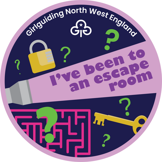 I've been to an escape room woven badge